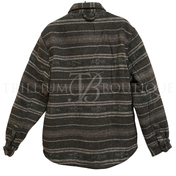 BUNDLE 2 JACHS Wool Blend Heavyweight Shirt Jackets Pile Fleece Lining M & L NWT - Picture 4 of 7